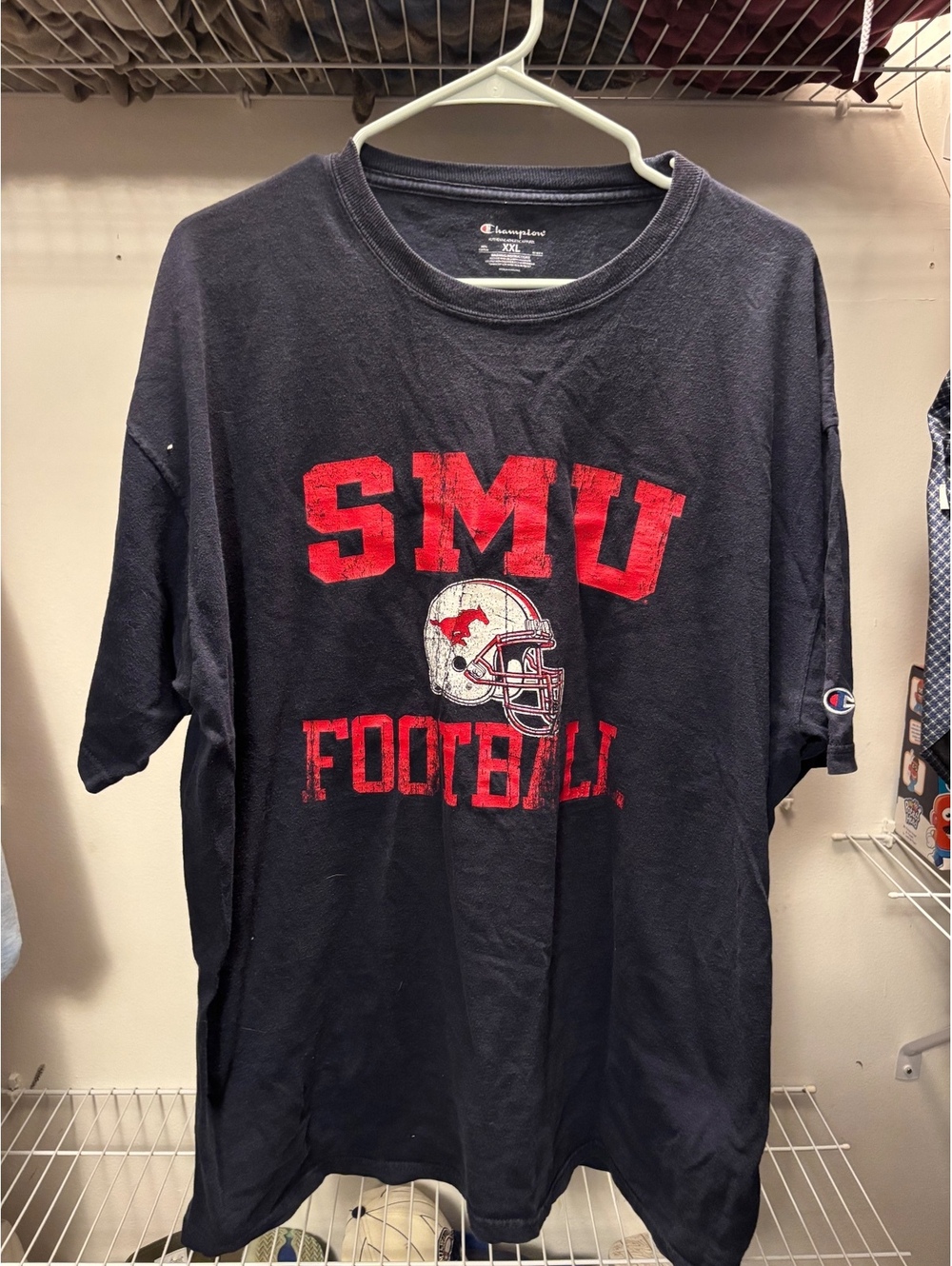 Champion XXL SMU Football Graphic T-Shirt